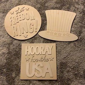 3 DIY wood decor bundle